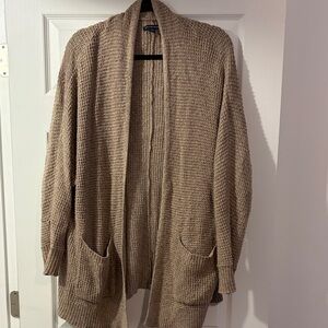 American Eagle Outfitters Tan Cardigan Sweater
